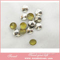 Iron on metal studs for clothing glue on studs half round